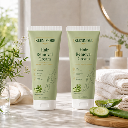 KLENIMORE | Painless Depilatory Cream – No Razor Bumps, No Harsh Odor