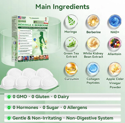 𝐎𝐟𝐟𝐢𝐜𝐢𝐚𝐥 𝐔𝐒 𝐒𝐭𝐨𝐫𝐞 🇺🇸 | 🧑‍⚕️🩺kleanam Moringa · Berberine × NAD+ 𝟏𝟎-𝐢𝐧-𝟏 𝐀𝐝𝐯𝐚𝐧𝐜𝐞𝐝 𝐍𝐚𝐧𝐨 𝐌𝐢𝐜𝐫𝐨𝐧𝐞𝐞𝐝𝐥𝐞 𝐏𝐚𝐭𝐜𝐡 — 𝐎𝐧𝐜𝐞 𝐃𝐚𝐢𝐥𝐲, 𝐕𝐢𝐬𝐢𝐛𝐥𝐞 𝐑𝐞𝐬𝐮𝐥𝐭𝐬 𝐢𝐧 𝟕 𝐃𝐚𝐲𝐬