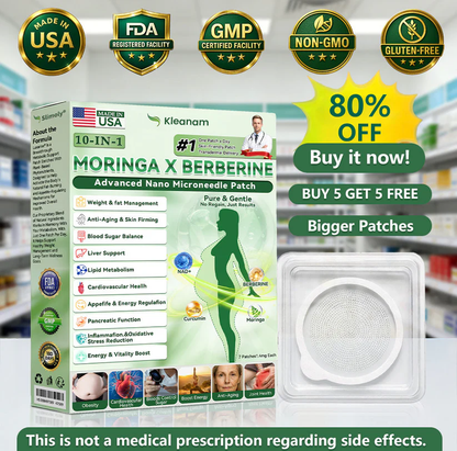 𝐎𝐟𝐟𝐢𝐜𝐢𝐚𝐥 𝐔𝐒 𝐒𝐭𝐨𝐫𝐞 🇺🇸 | 🧑‍⚕️🩺kleanam Moringa · Berberine × NAD+ 𝟏𝟎-𝐢𝐧-𝟏 𝐀𝐝𝐯𝐚𝐧𝐜𝐞𝐝 𝐍𝐚𝐧𝐨 𝐌𝐢𝐜𝐫𝐨𝐧𝐞𝐞𝐝𝐥𝐞 𝐏𝐚𝐭𝐜𝐡 — 𝐎𝐧𝐜𝐞 𝐃𝐚𝐢𝐥𝐲, 𝐕𝐢𝐬𝐢𝐛𝐥𝐞 𝐑𝐞𝐬𝐮𝐥𝐭𝐬 𝐢𝐧 𝟕 𝐃𝐚𝐲𝐬