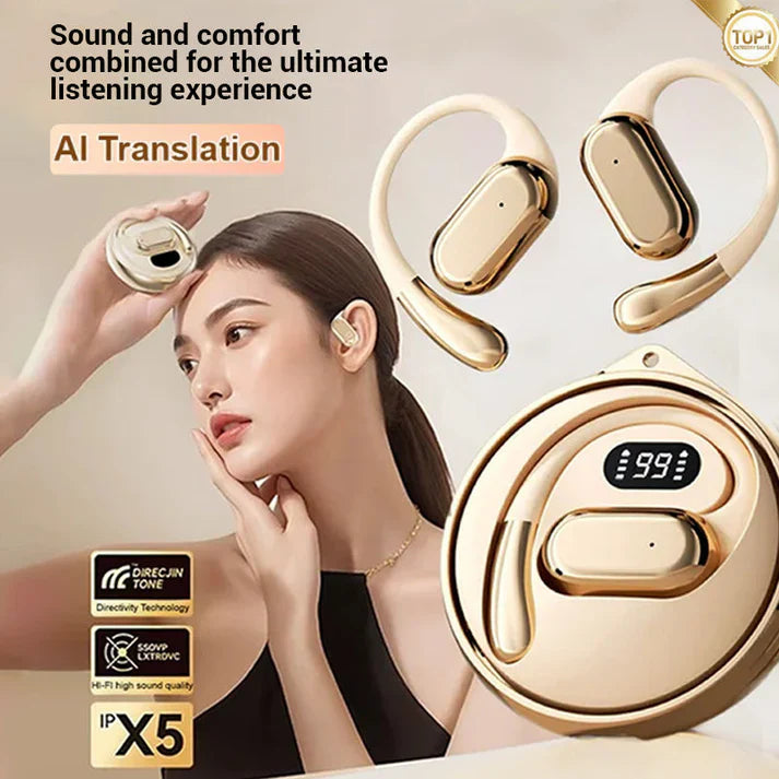 🌎Ends Today: 70% OFF!⏰👂Revitalize your ears again💖 💥 LIMITED TIME OFFER!🔥Bone Conduction Smart Hearing Aid Bluetooth Earphones